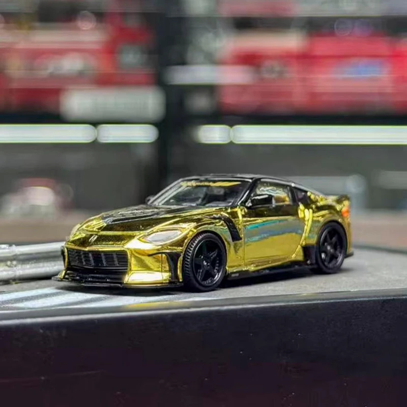 MINIGT 1:64 مقياس 985 Z الحجاب FFZ400 سبيكة محاكاة نموذج سيارة جمع عرض لعبة مزخرفة هدية #3