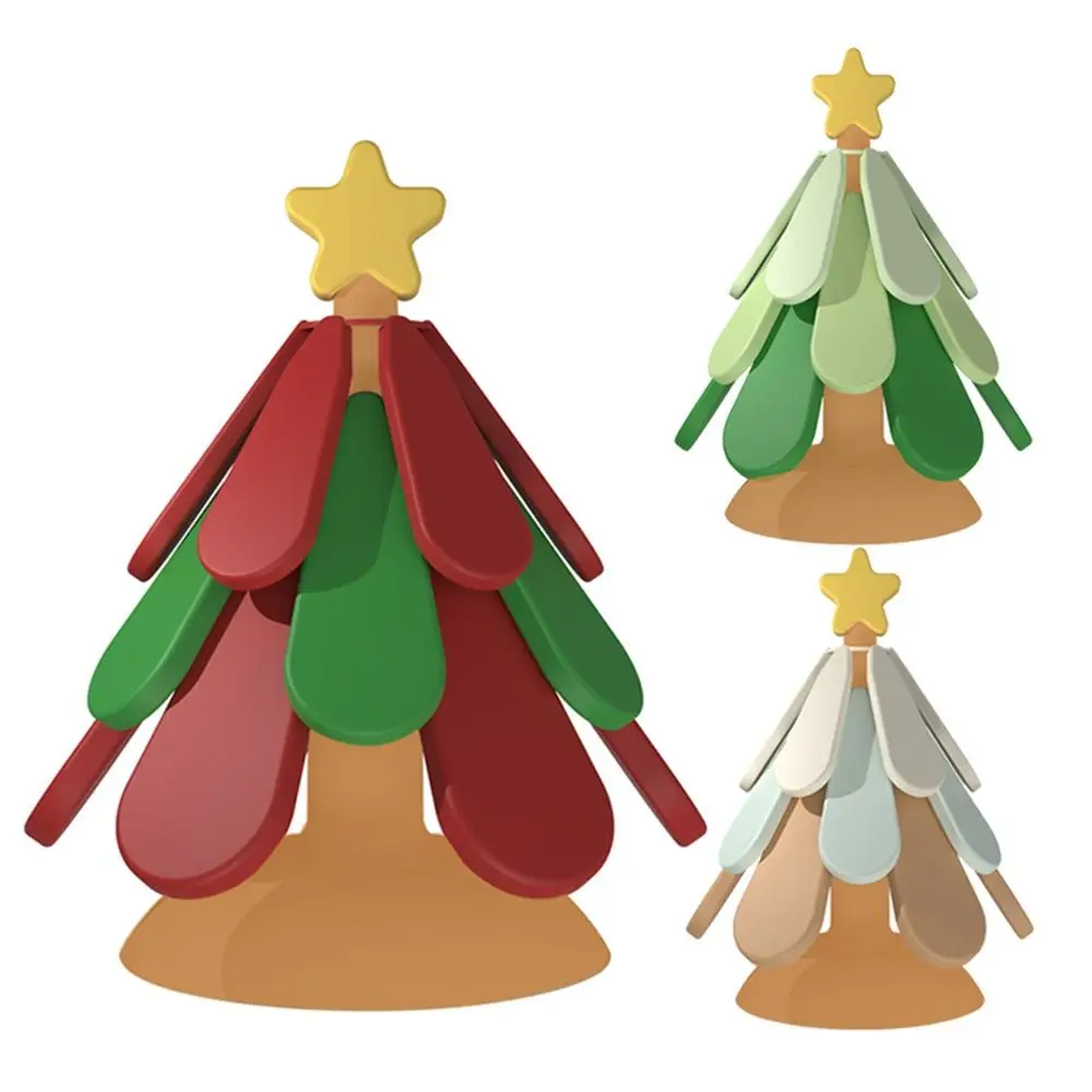 

Non-slip Silicone Tree Coasters Set Foldable Suction Cup Base Hot Dishes Trivets Easy To Clean Christmas Tree Shape