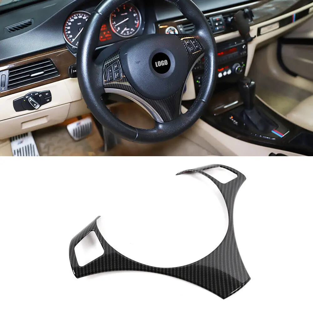 

Обшивка рулевого колеса из углеродного волокна подходит для BMW 3 серии E90 325i 335i 05-12