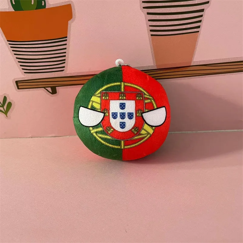 keychain atsem Portugal Flag Pendants DIY Women Men Jewelry Car Key Chain Ring Souvenir Gifts