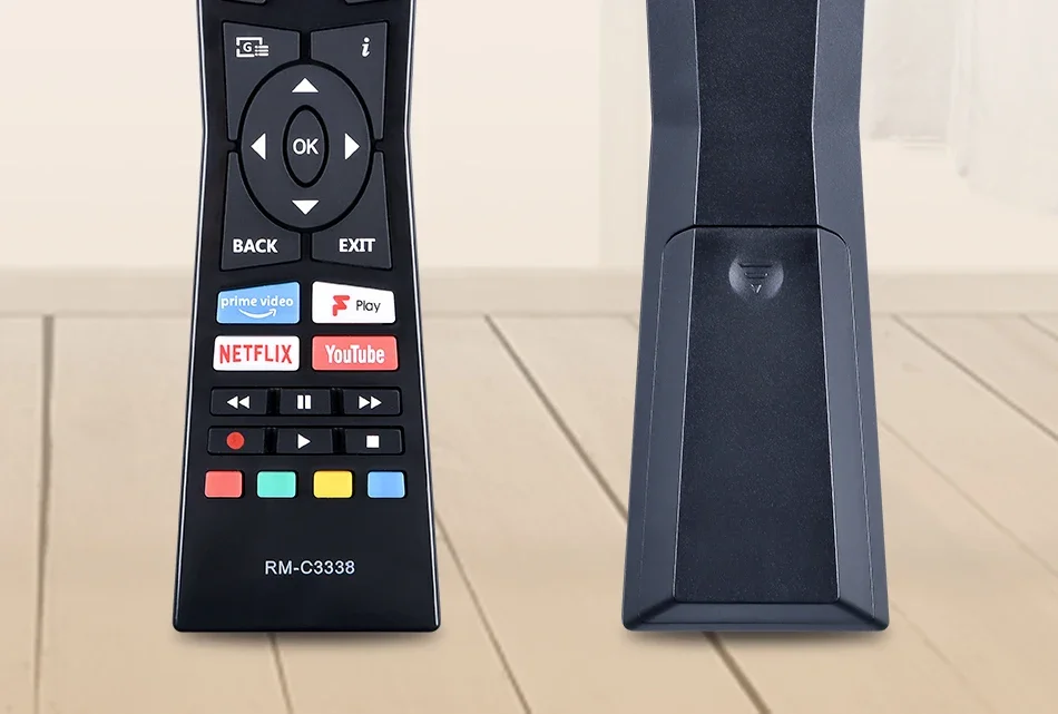 جهاز التحكم عن بعد لاستبدال JVC RM-C3338 تلفزيون LED ذكي Netflix Youtube NEW