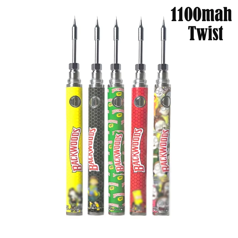 1-10 piece Portable Electric Soldering Iron 1100mah Backwoods Battery Welding Tool 510 Thread Repair Tools