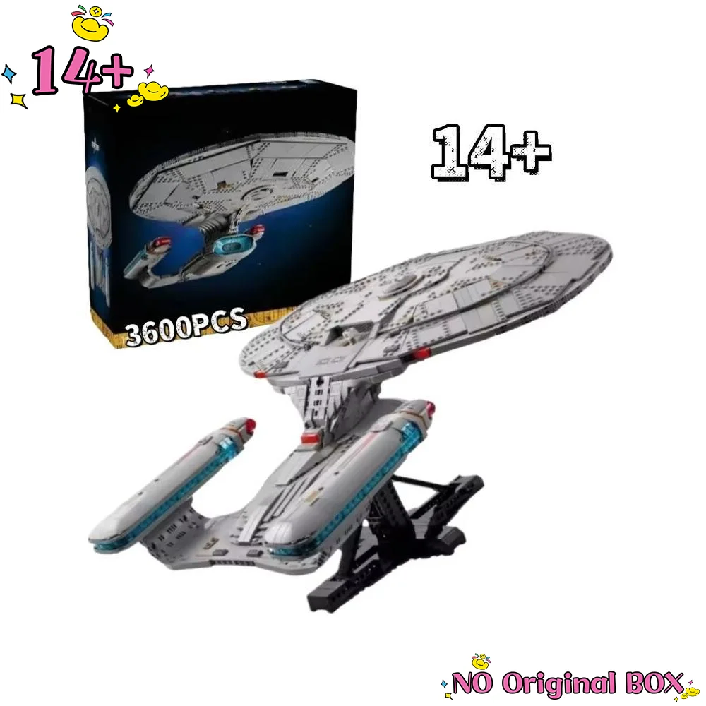 

Новинка 2026 года: Конструктор Star Trek Enterprise MOC, 3600 деталей, модель 10356, великолепный космический корабль, отличный подарок на Рождество