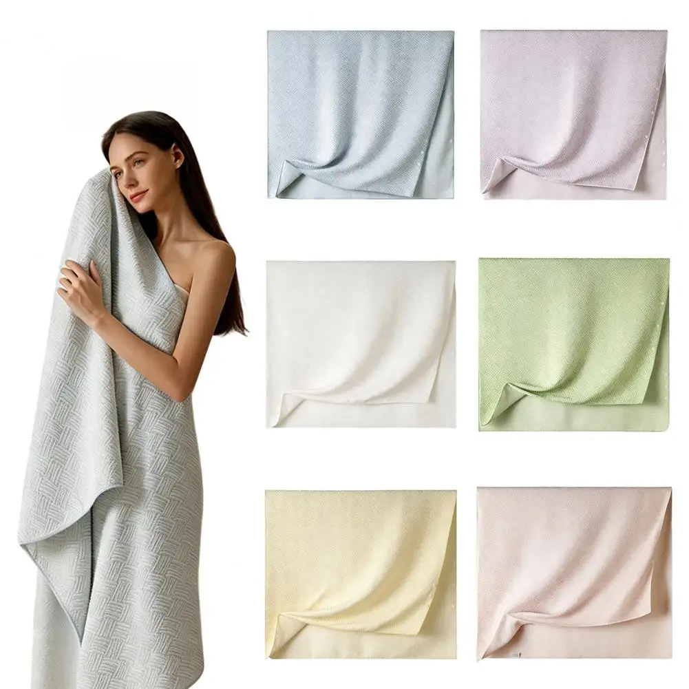 Cotton Jacquard Bath Towel for Women, 31.5
