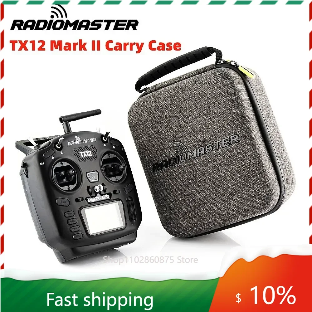 

Radiomaster TX12 MKII Carry Case Universal Portable Storage Remote Control Radio Transmitter Handbag For FPV