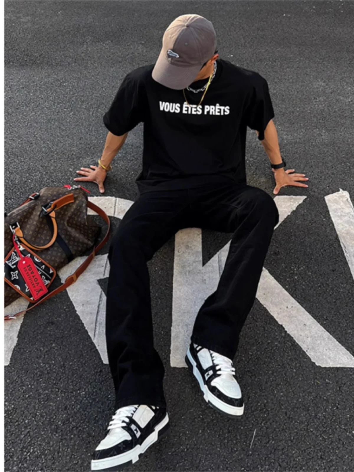 

Мужские джинсы прямого кроя Slim Fit, летняя тонкая версия, расклешенные, в американском стиле, с высокой талией, удлиненные, повседневные