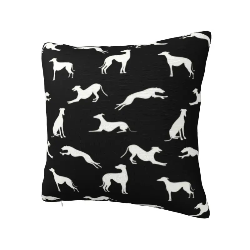 Greyt Greyhound Silhouettes Nordic Throw Pillow Cover Decoracion Salon Case Whippet Sighthound Dog Cushion