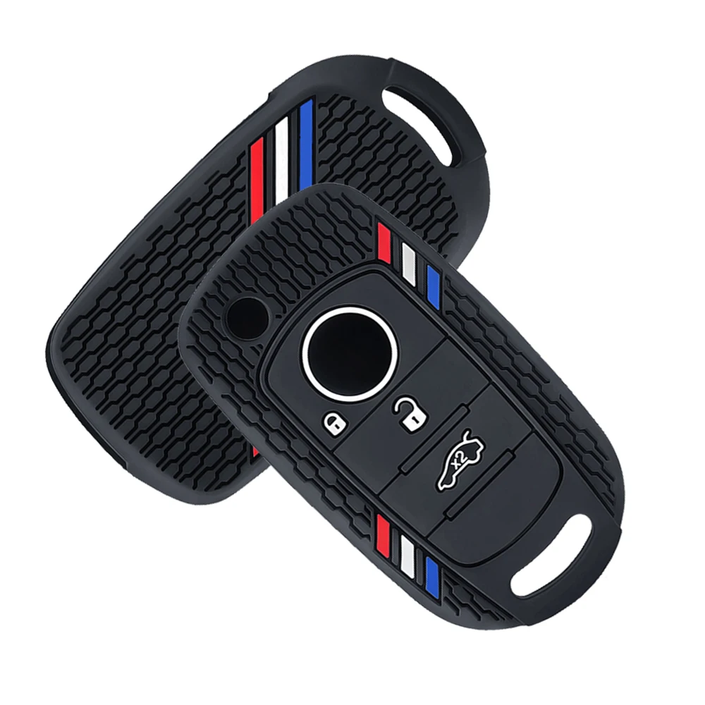 Capa de Silicone Quente para Chave Fiat Cronos Egea 500X Toro Tipo e Dodge Neon - Proteção para Chaveiro Sem Chave