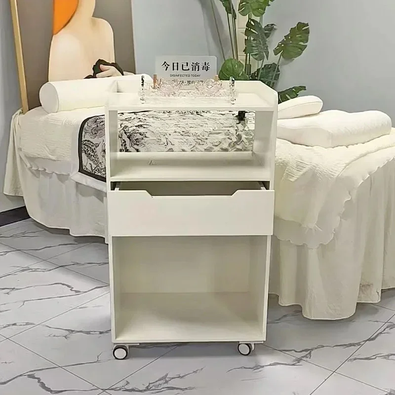 A  Simple Modern Light Luxury Nail Art Multi-layer Storage Tool Car Shelf