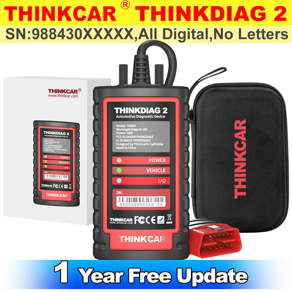 1 jaar gratis update KINGBOLEN EDIAG PLUS THINKCAR Thinkdiag 2 Alle software alle systemen 15 resetfuncties Can FD Protocol OBD2 Scanner Bi-directionele tool ECU-codering OBDII Auto Diagnosetools