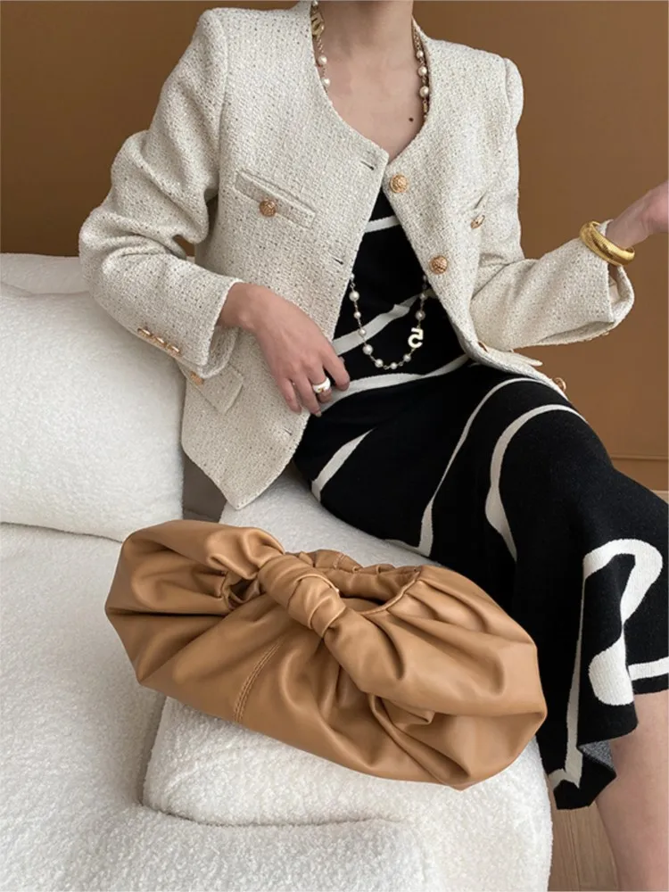 

Tweed sequin small fragrance jacket 2024 early spring new women's coat classic one piece