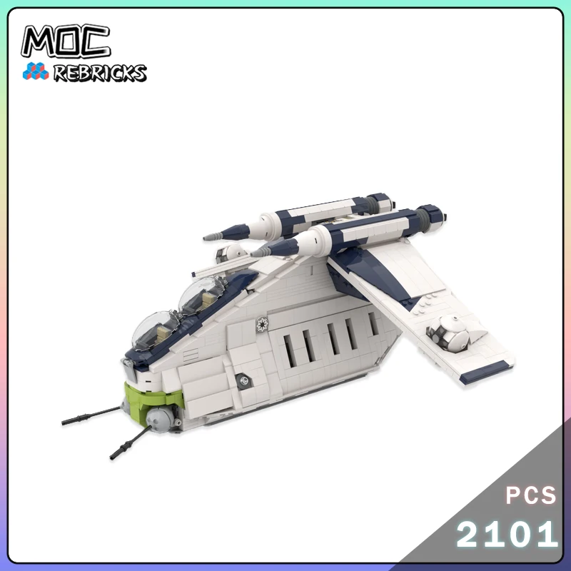 MOC-173810 War Gun-ships Building Blocks Popular Movies Spaceship Model Small Particles Bricks Children Toy Sets Xmas Gifts