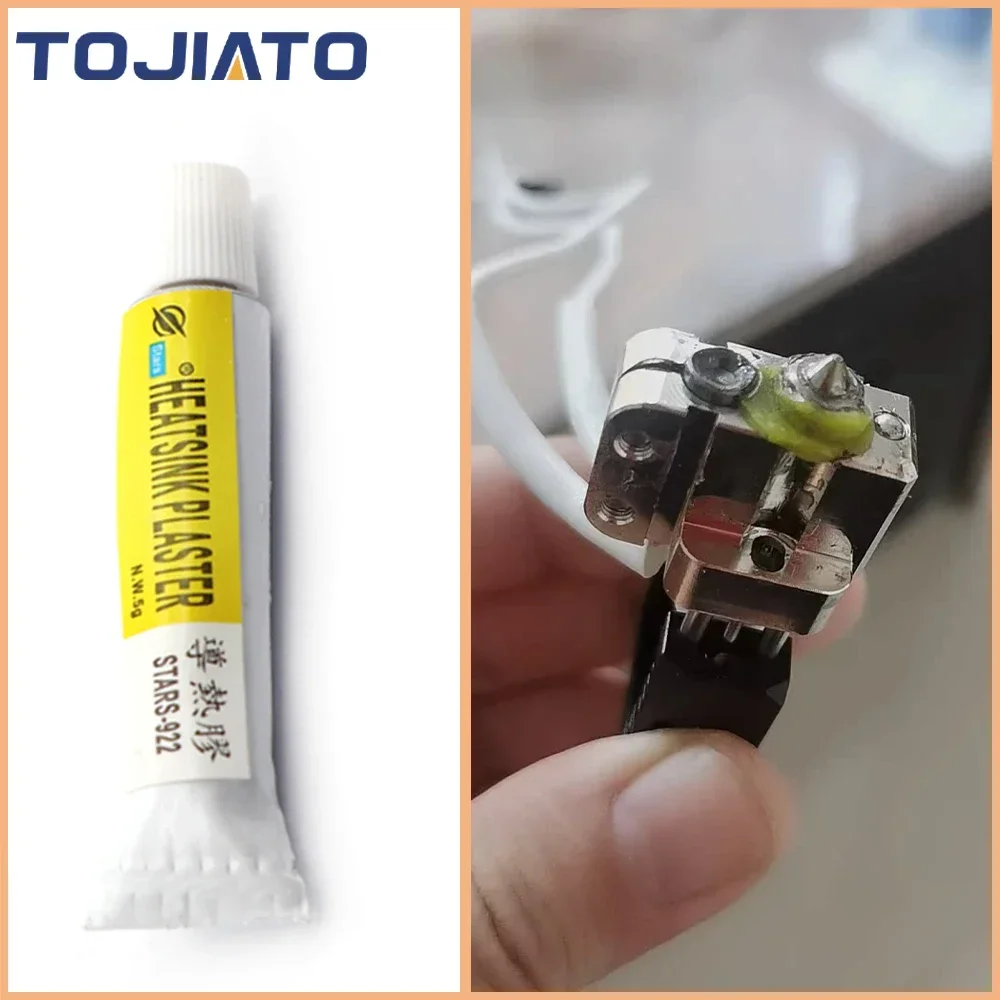 3D Printer Parts Nozzle Heatblock Throat Silicone Grease Leak Proof Heatsink Cooling Thermal Conductive Adhesive For Ender Voron