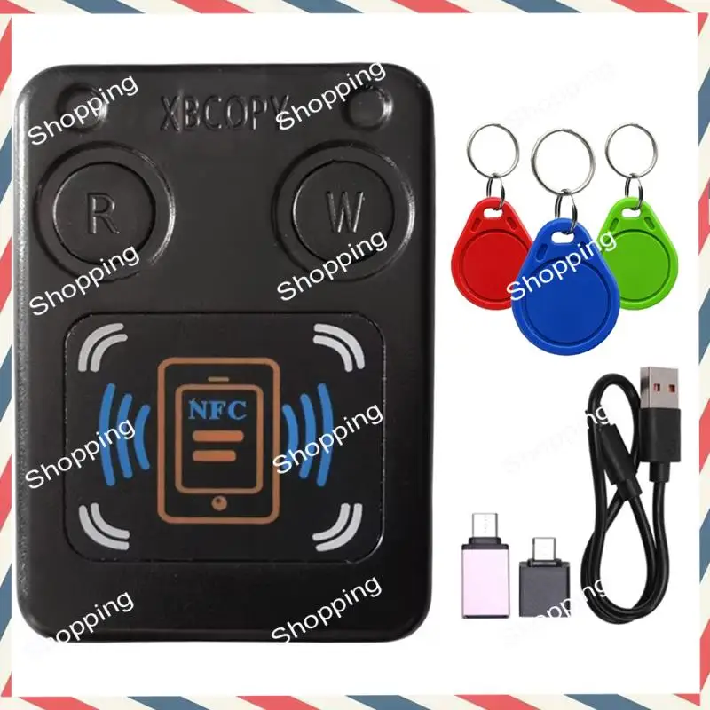 

M20K NFC RFID Smart Chip Card Reader Copier +3XUID Keychain IC 13.56Mhz ID 125Khz 250Khz 375Khz RFID Token Clone Duplicator