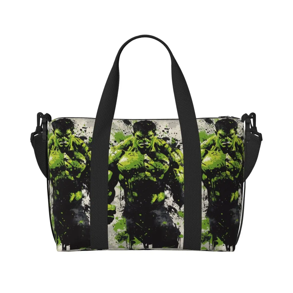 Bolso de mano personalizado de superhéroes de Hulk, bolso de viaje de hombro para mujer de gran capacidad, película de moda, playa, gimnasio