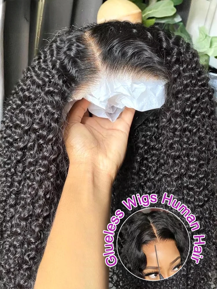 

Water Wave Glueless Wig Human Hair Water Curly 13x6 HD Frontal Wig Deep Wave Lace Front Wig Wear Go 7x5 HD Lace Closure Wig 300%