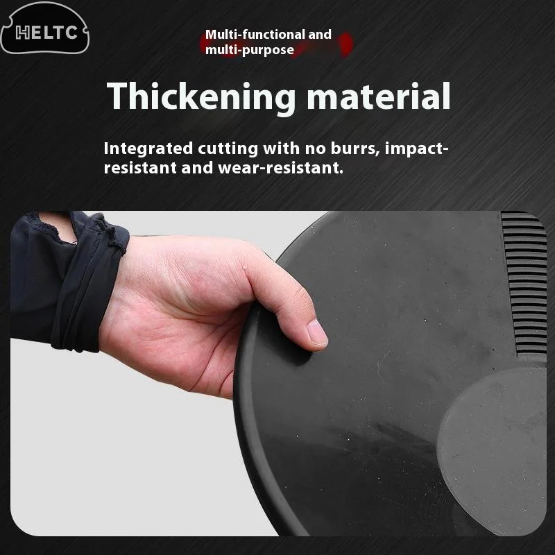 1/3/5Pcs Outdoor Wash Gold Panning Equipment Gold Pan With Riffle Design Prospecting Tool For Gold Mining Metal Detect Efficient