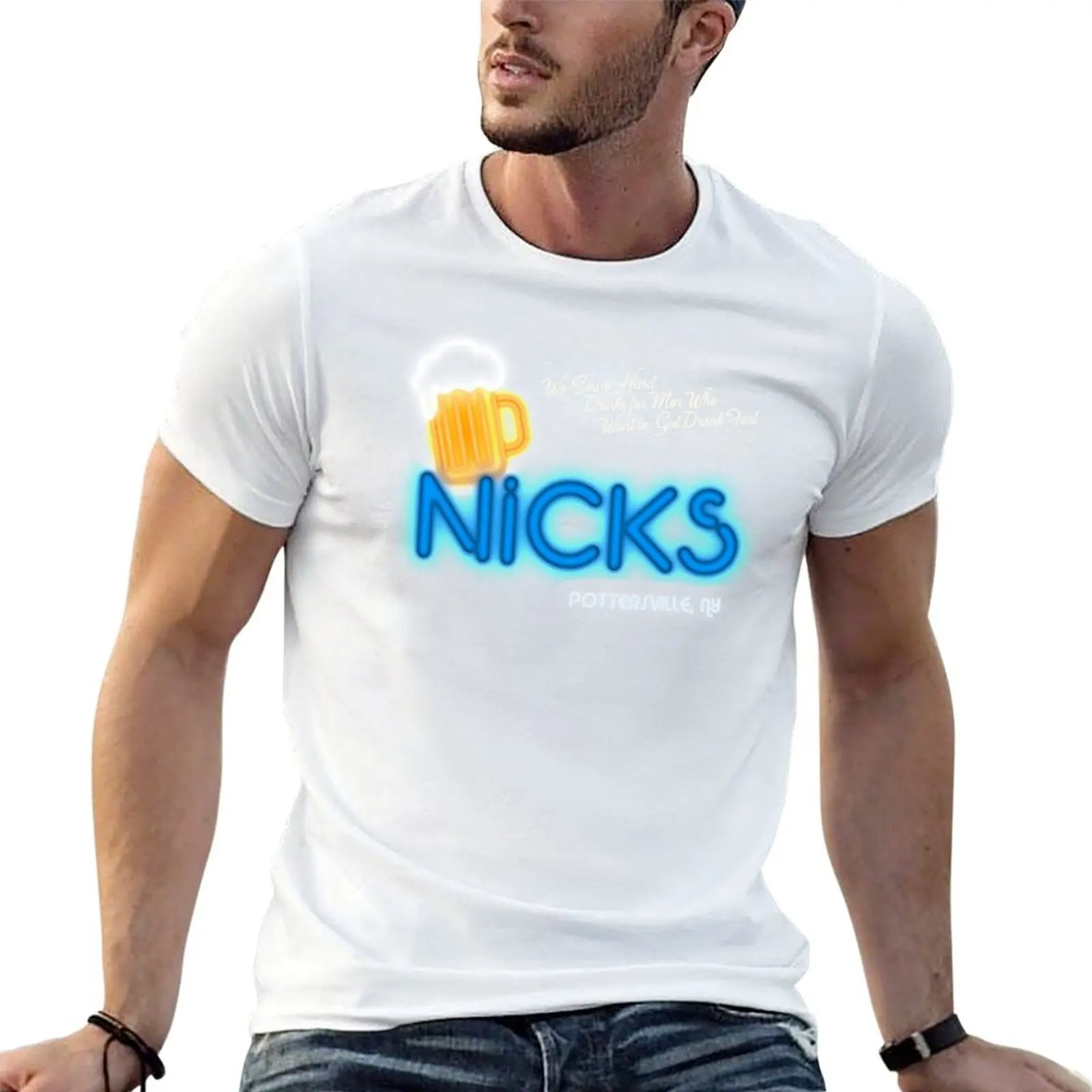Nick's Bar Pottersville It's a Wonderful Life T-Shirt heavyweights customs mens t shirts