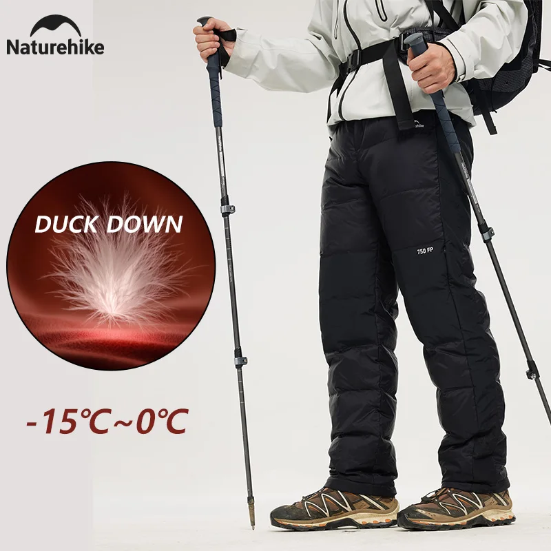 

Naturehike Duck Down Pants DW280 Winter Warm Down Pants Climbing Waterproof Trousers Hiking Outdoor -15~0℃ Pants For Men Women
