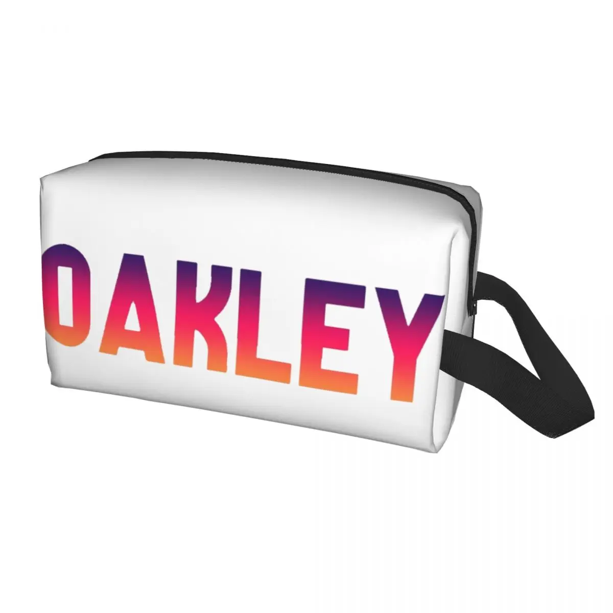 Cute Oakleys Logo Glasses Travel Toiletry Bag Women Makeup Cosmetic Organizer Beauty Storage Dopp Kit