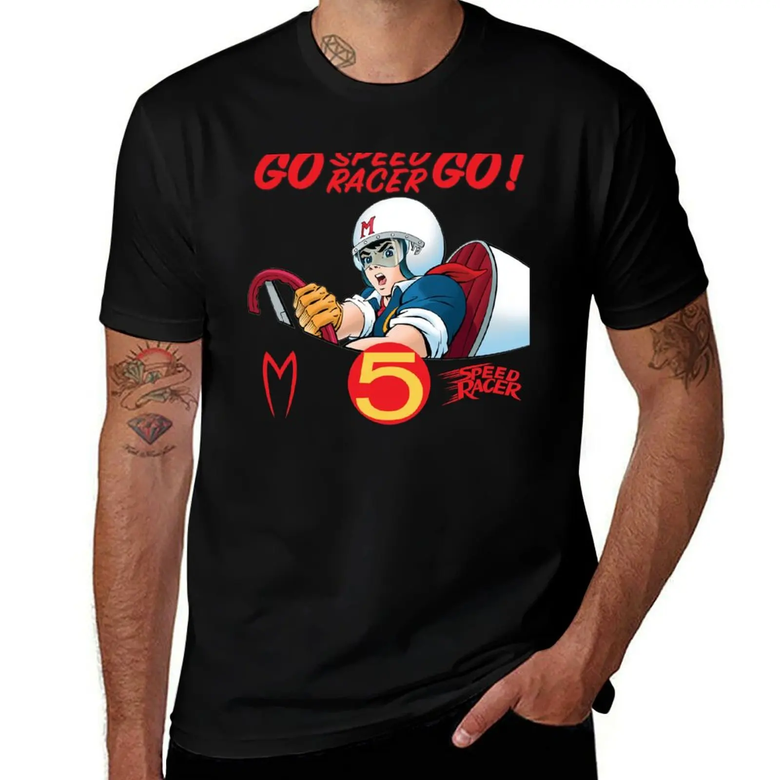 

Go Racer Go! T-Shirt t shirts for man graphic vintage t shirts for man cotton T-Shirt
