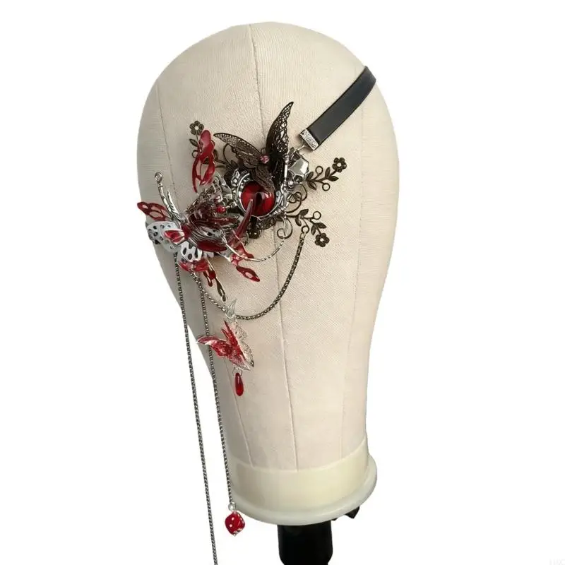 Fashion Butterfly Inspired Alloy Face Piece Elegant Costume Companion 