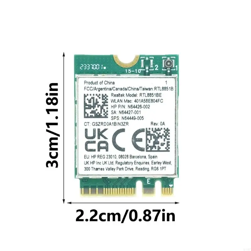 AX900 RTL8851BE WiFi6 Networking Adapter Compatible 5.2 Kartu Nirkabel