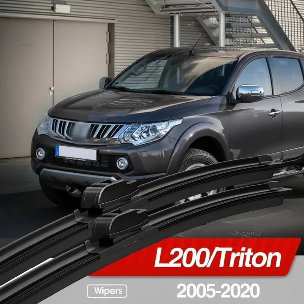 

For Mitsubishi L200 Triton 2005-2020 Front Windshield Wiper Blades 2pcs Windscreen Window Accessories 2006 2007 2009 2010 2019