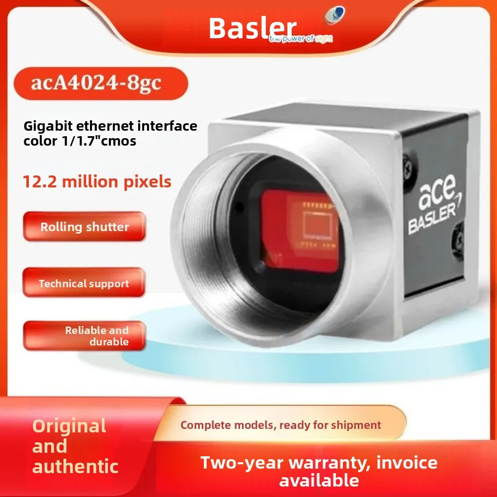 Basler AcA4024-8gm AcA4024-8gc AcA4024-29um AcA4024-29uc 12.2MP Industrial Camera GigE USB3.0 Sony IMX226 Machine Vision Camera