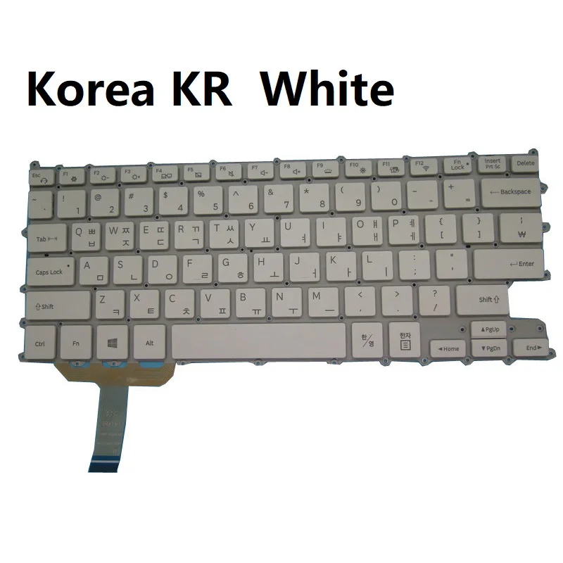 

English US Korea KR Laptop Keyboard For Samsung NP930XBE NT930XBE 930XBE With Backlit New