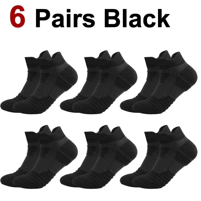 1/3/6 Paar geruchsresistente, gestrickte Frottee-Sportsocken für Herren, schweißabsorbierend, atmungsaktiv, langlebig, gepolstert, Lauf- und Basketballsocken