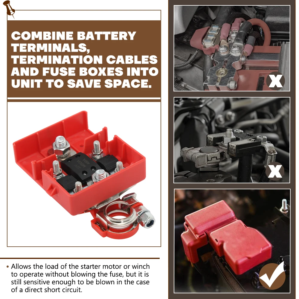 

Быстроразъемный автомобильный аккумулятор премиум-класса со встроенным 3-контактным распределением питания и защитой от перегрузки по току 32 В/400 А