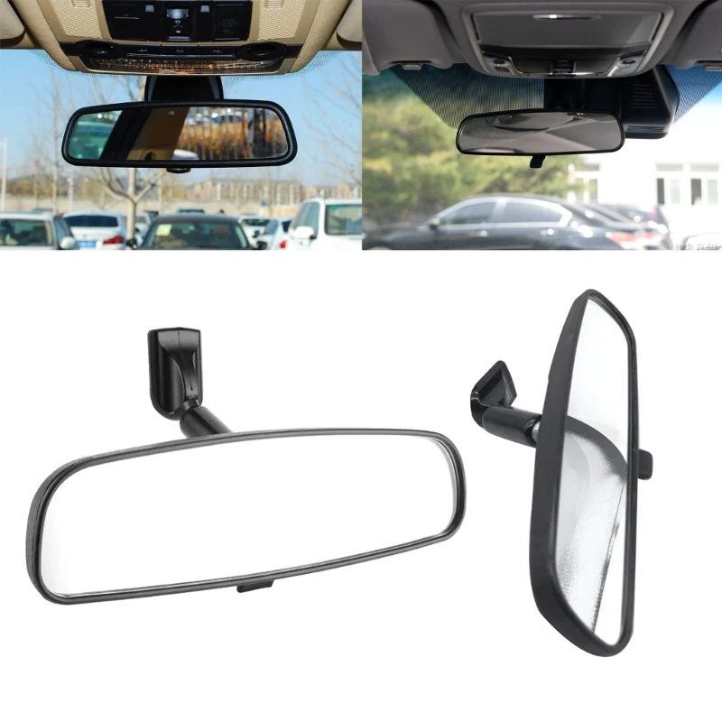 Multifunctional Car Interior Mirror Replacement Rearview Glass Replaces 76400SDAA01 Easy Angles Adjustment for Safe