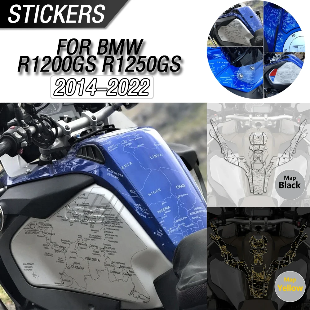

Suitable for 2014 - 2022 BMW R1200GS R1250GS LC Adventure Transparent Motorcycle Full - body Modified Decorative Sticker Kit
