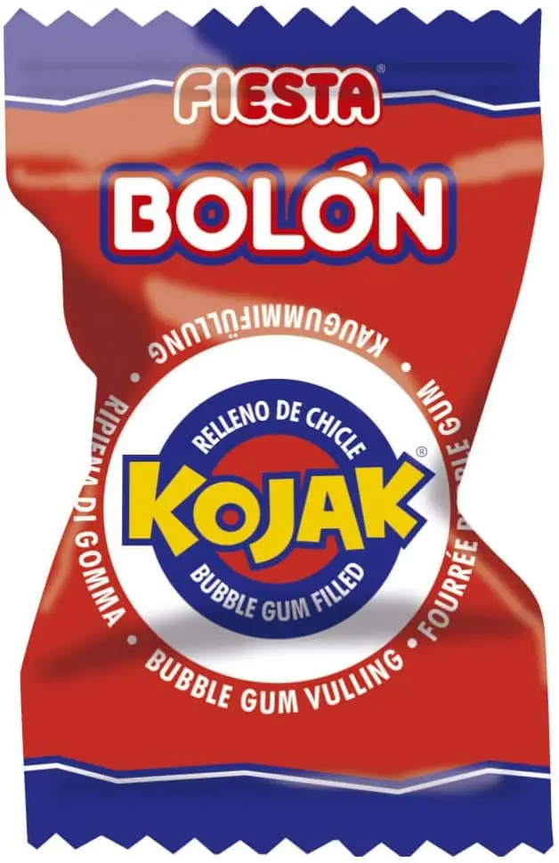 Kojak pocket cherry flavor bolon - bag 200 units. - party - cherry bowl kojak gum filling #3