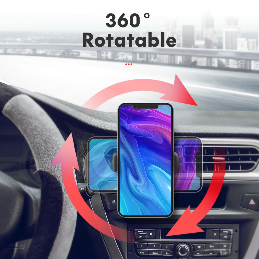 Carsun سيارة حامل هاتف السيارة منفذ الهواء جبل كليب اكسسوارات السيارات الداخلية العالمي حامل الهاتف المحمول ABS سيارة جبل دعم الهاتف