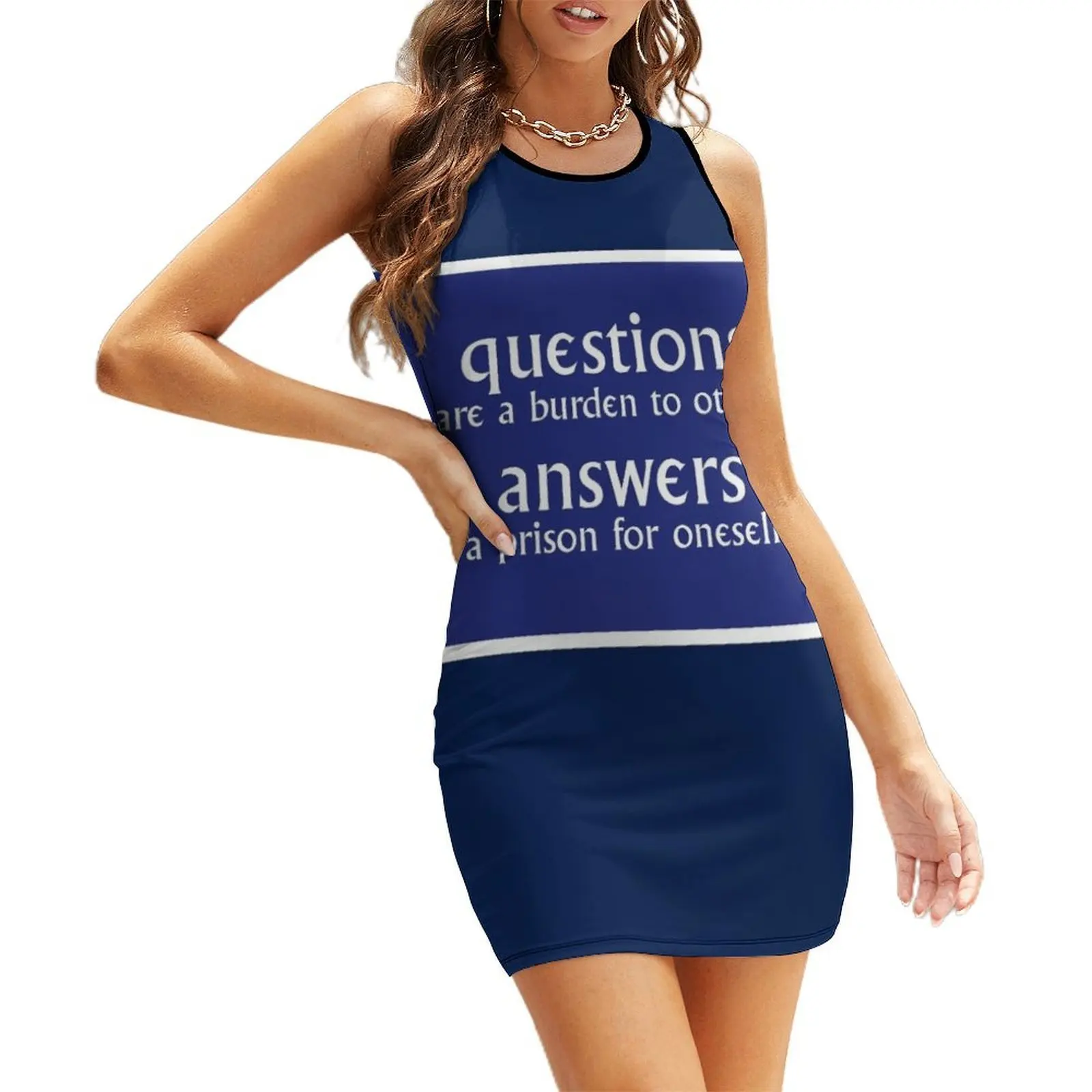 

Questions / Answers Sleeveless Sundress dress party evening elegant luxury celebrity luxury dress women's dresses luxury