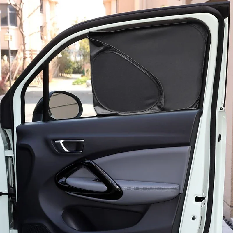 

Car Black Window Privacy Sunshade For LEAPMOTOR T03 2023-Present Auto UV Block Sun Protection Interior Blackout Cover Accessory