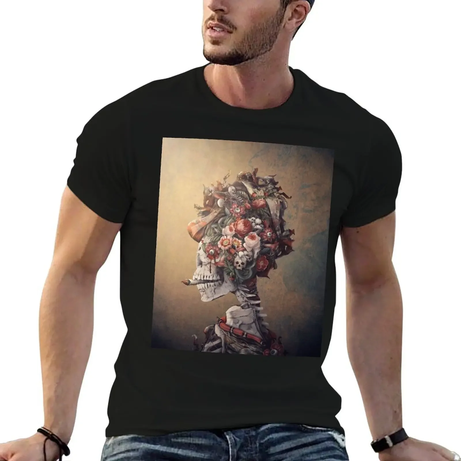 

Eyes of Poison T-Shirt boys whites funny costumes Short sleeve tee T-shirt men
