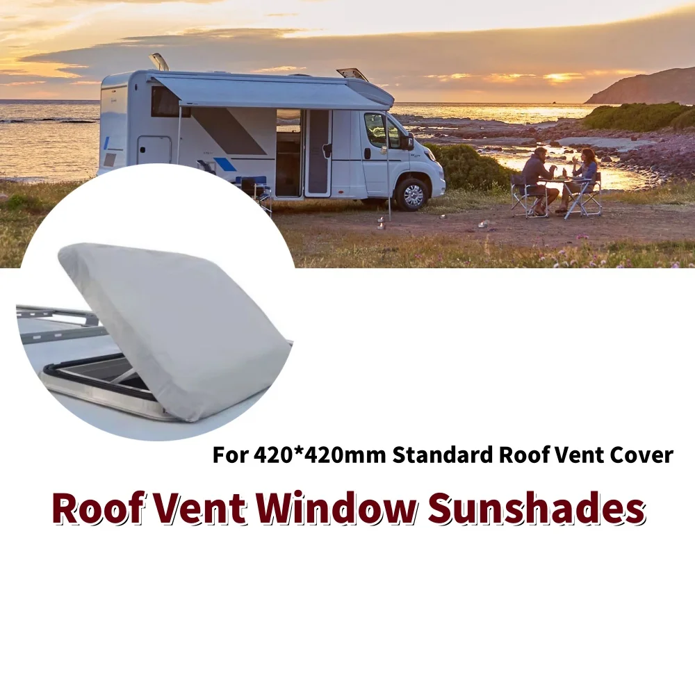 

1pc Caravan Sunroof Sunshade Cover 600D Oxford Caravan Roof Vent Window Sunshades Protective Sky Light Cover Caravan Accessories