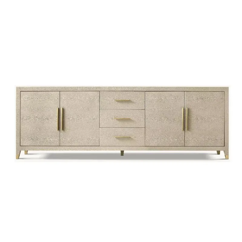 

Sideboard Vintage Dining Room Metal Living Room Heavy Duty 4 Door Sideboard