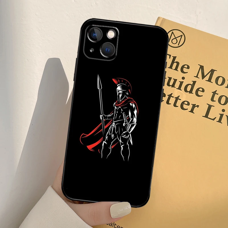 Spartan Phone Case For iPhone 17 16 15 13 11 12 14 Pro Max mini XR 16e 15 16 Plus 17 Air Full Cover