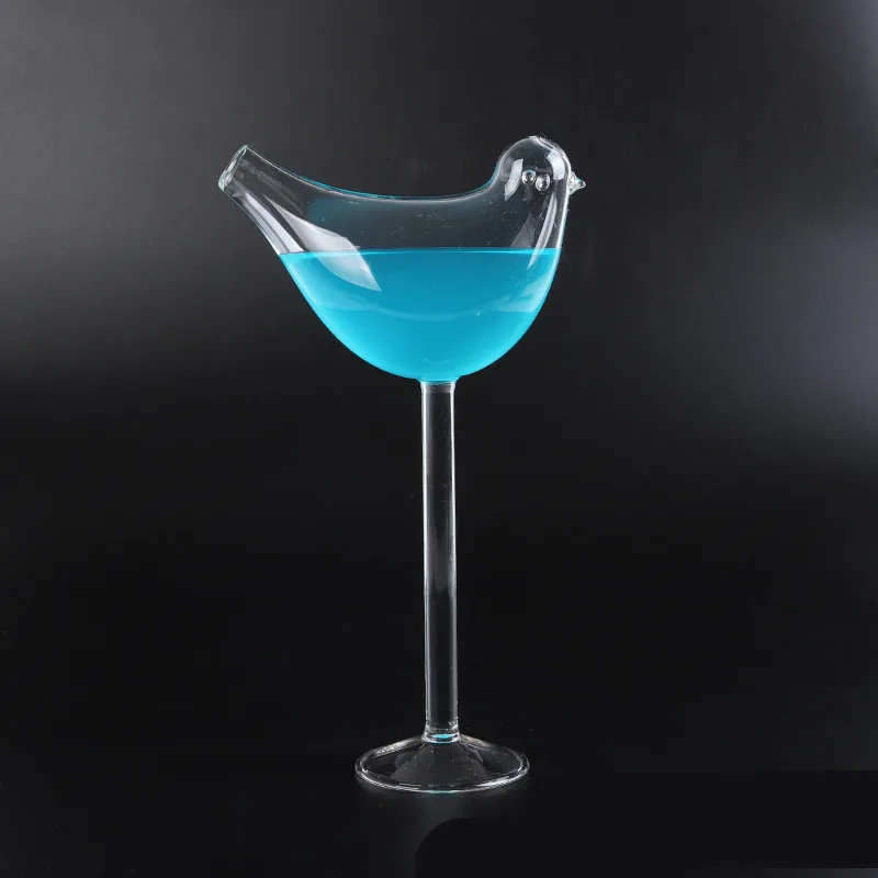 150Ml Bird Cocktail Goblet Glasses Champagne Glass Creative Molecular Smoked Party Bar Drinking Cup Wine Juice Cup