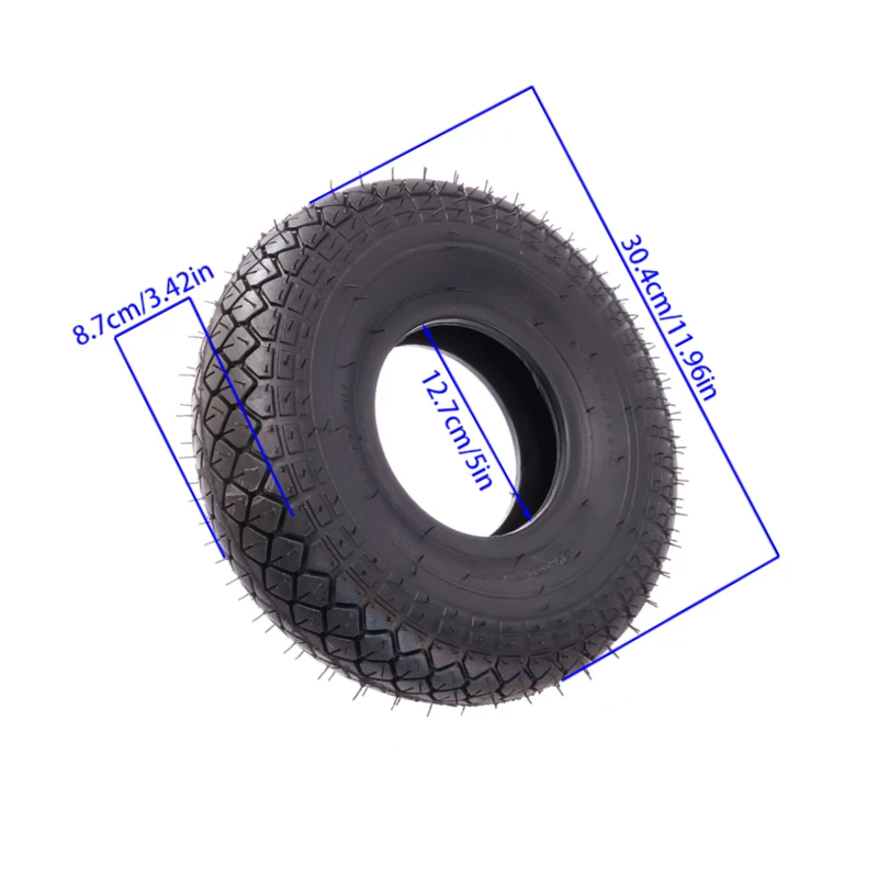 Complete 4.00-5 Tire Set with Inner Tube and Outer Tire for Senior Mobility Scooter Models
