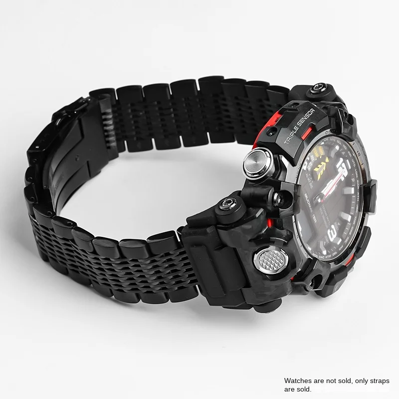 GWG 2000 modified watch Strap for Casio G-SHOCK 5678 GWG-2000-1A GWG-2040FR Stainless steel wristband waterproof watchband parts