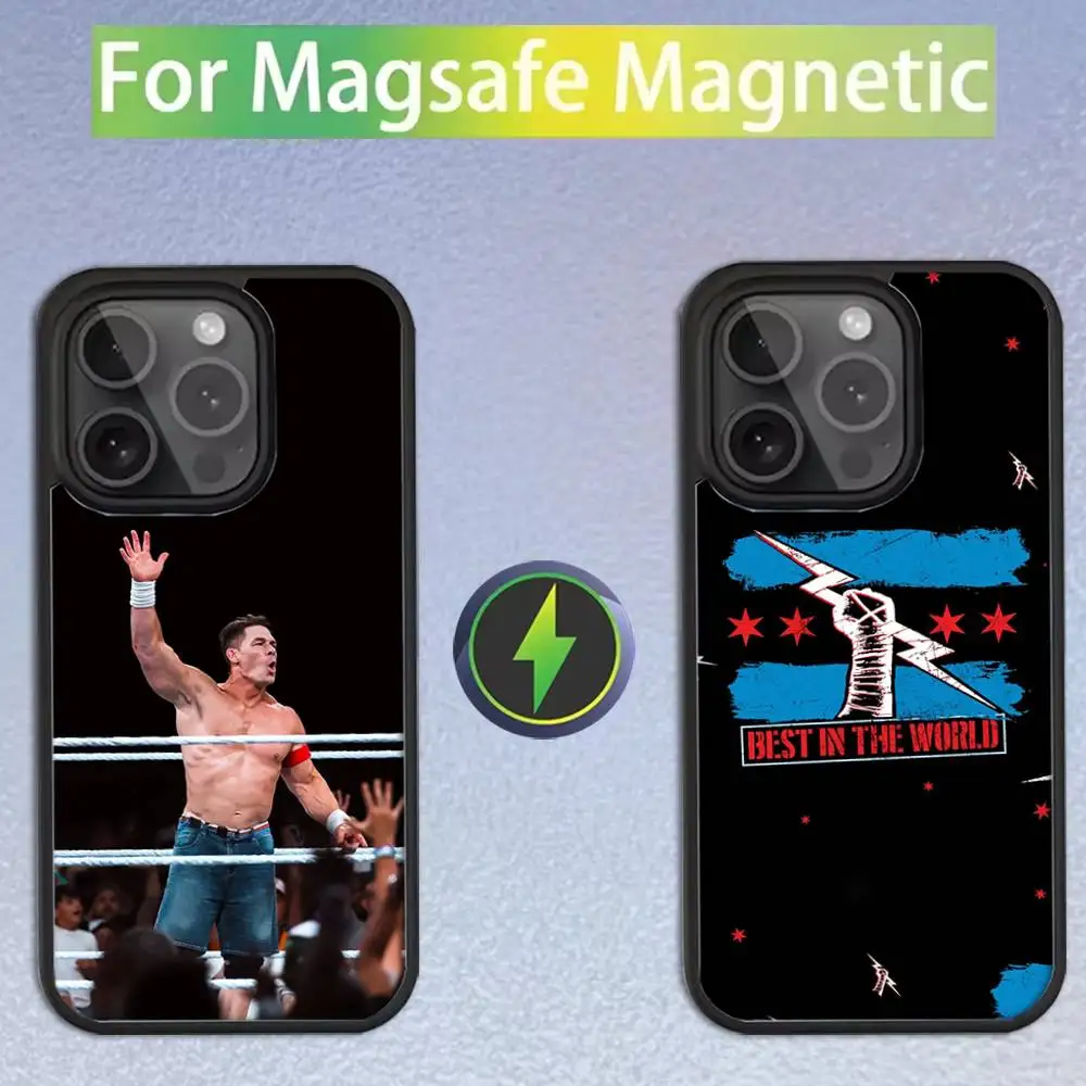 

John W-WWE-S C-Cena Phone Case For iPhone 17,16,15,14,13,12,11,Pro,Max,Plus,Mini,SE4,E Magnetic Magsafe Wireless Charging