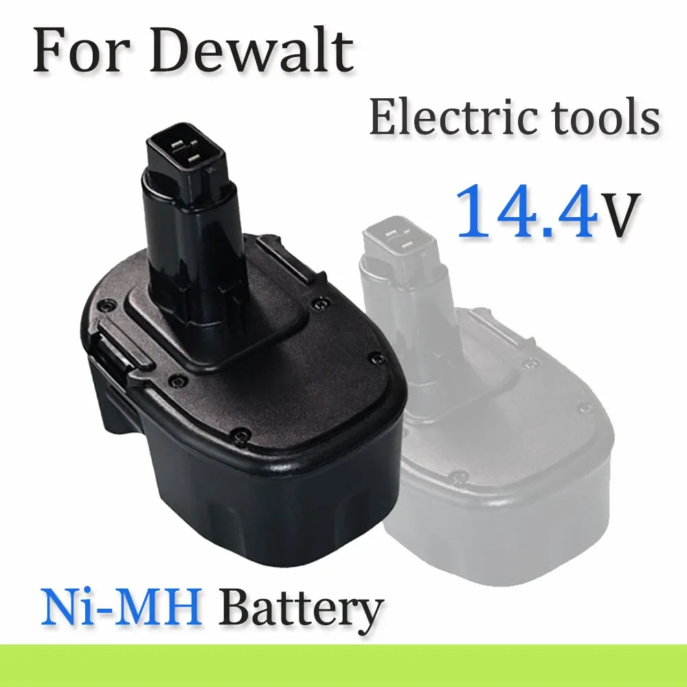 

For Dewalt 14.4V 4800/6800/9800mAh Ni-MH battery，Compatible Electric Tools DC9091 DW9091 DW094, etc