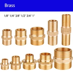 Brass Pipe Hex Nipple Fitting 1/8