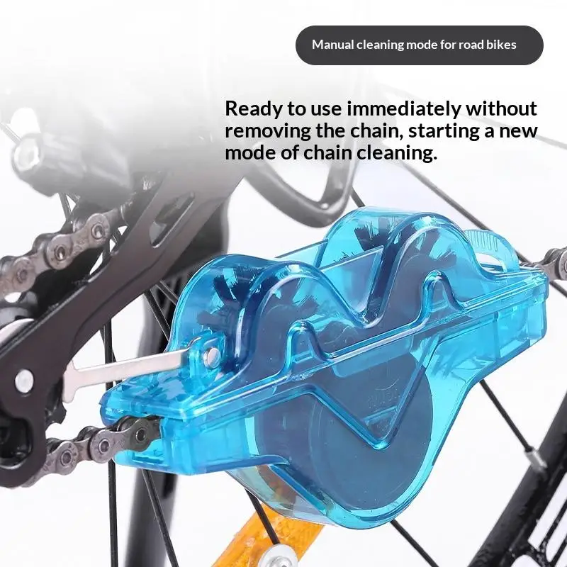 1pc Bicycle Chain Cleaner Multi-Function Brush Cycling Chain Cleaning Tool Bike Maintenance Kit
