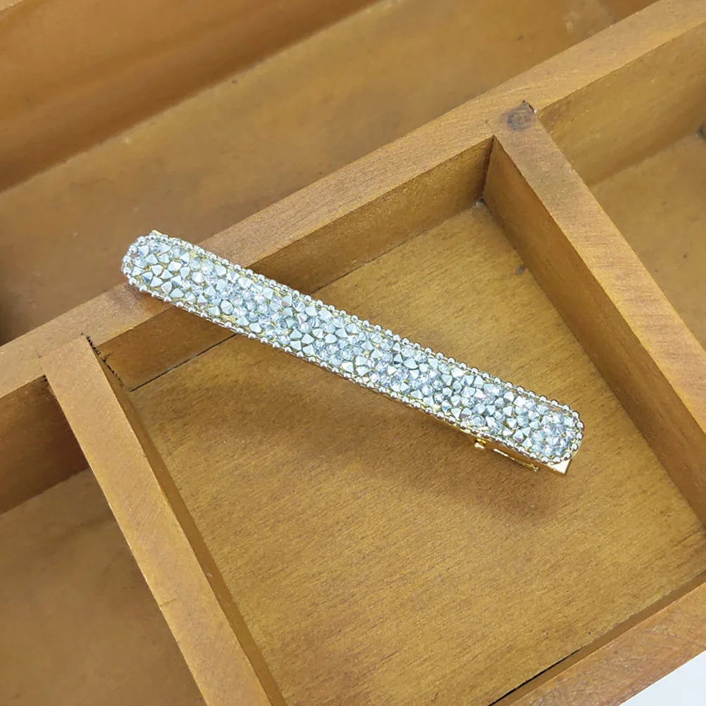 

4Pcs Rhinestone Hair Clips Elegant Bobby Pin Creative Barrettes Jewelry for Women Girls White Blue Black Grey Bobby Pin